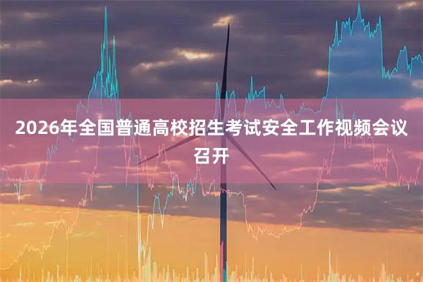 2026年全国普通高校招生考试安全工作视频会议召开